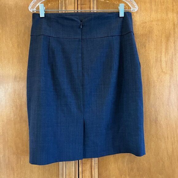 Banana Republic Grey Wool Stretch Skirt Size 10 - Picture 2 of 10